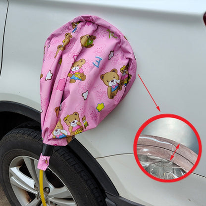 New Energy Vehicle Charging Port Waterproof Protective Cover, Color:, Transparent, Black, Gray White, Silver, Bear Pink, Bear Blue