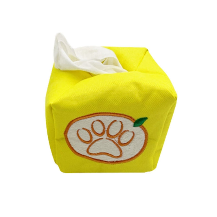 Pet Voice Molars Hide Food And Draw Paper Dog Educational Toy, Yellow Square, Yellow Rectangular, White Square, White Rectangular