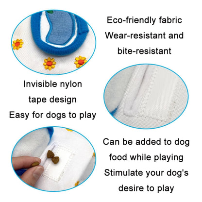 Pet Voice Molars Hide Food And Draw Paper Dog Educational Toy, Yellow Square, Yellow Rectangular, White Square, White Rectangular