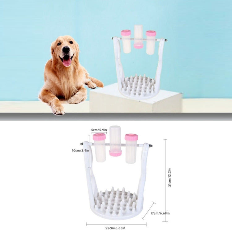 Drum Type Leaky Food Toys Educational Training Pet Supplies, Blue, Yellow, Pink, Dark Blue Bottle
