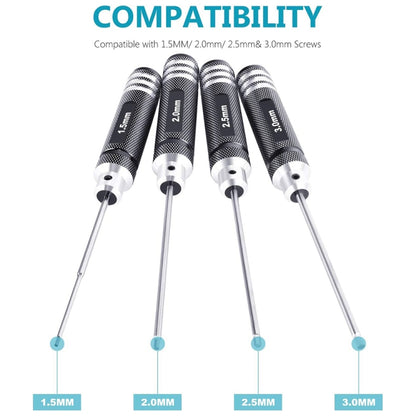 BRDRC 4 In 1 Drone Repair And Disassembly Tool Inner Hexagonal T6/T9 Screwdriver, 4 In 1