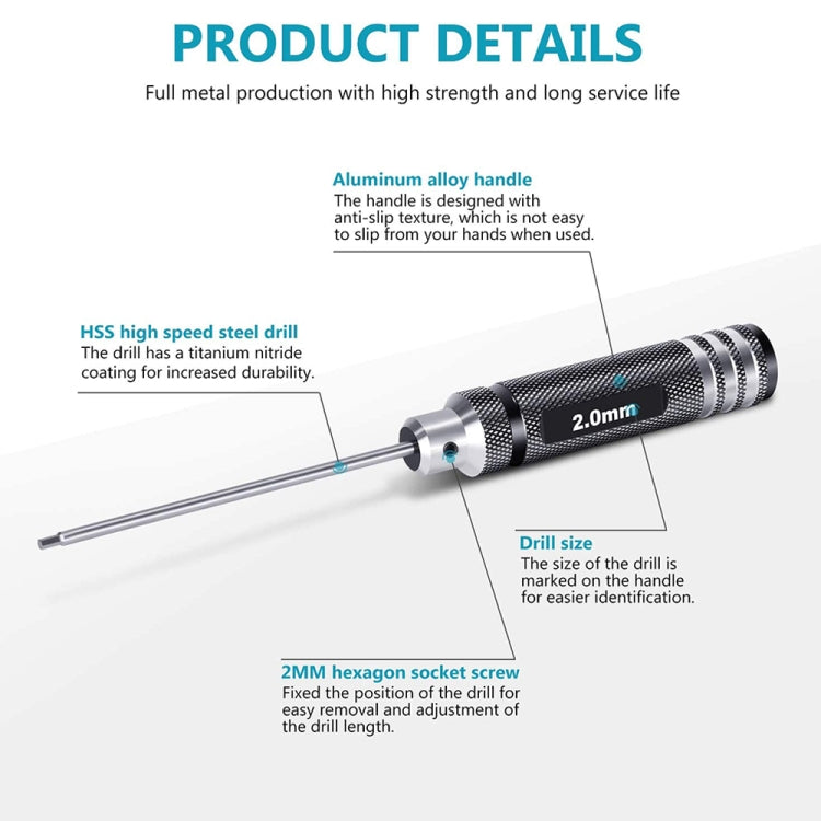 BRDRC 4 In 1 Drone Repair And Disassembly Tool Inner Hexagonal T6/T9 Screwdriver, 4 In 1