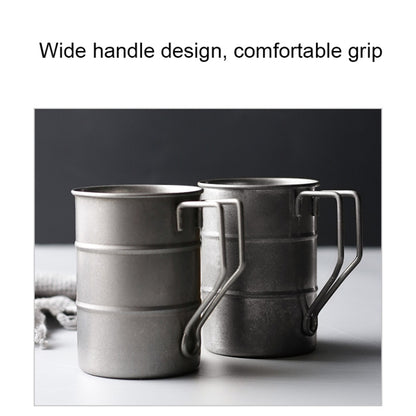 304 Stainless Steel Outdoor Water Cup, Spec:, Retro, Green, Set