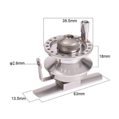 LEO 27758 Side Foot Front Reel With Guide Ring Ice Fishing Reel, Specification:, BLT-40 Right Hand, BLT-50 Right Hand, BLT-60 Right Hand