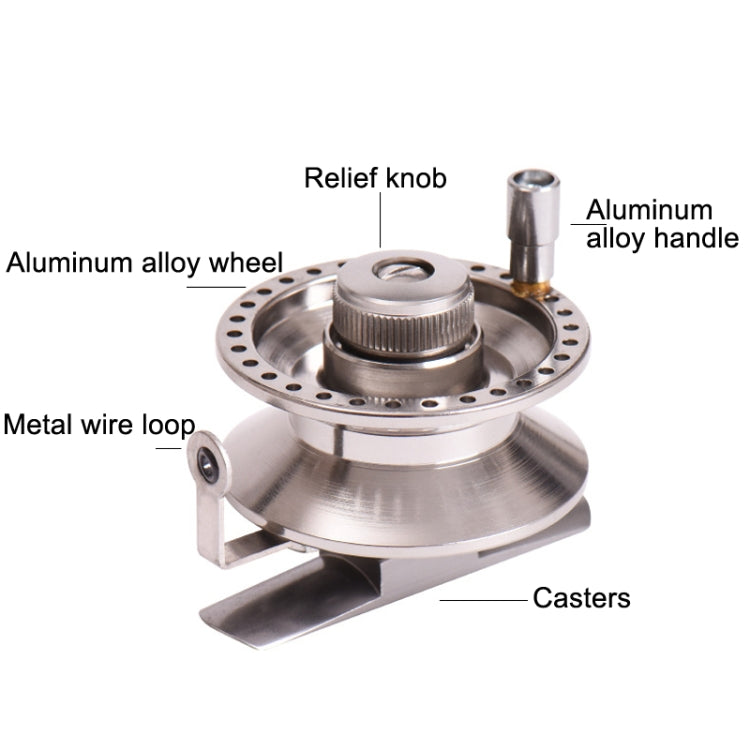 LEO 27758 Side Foot Front Reel With Guide Ring Ice Fishing Reel, Specification:, BLT-50 Right Hand, BLT-60 Right Hand, BLT-40 Right Hand