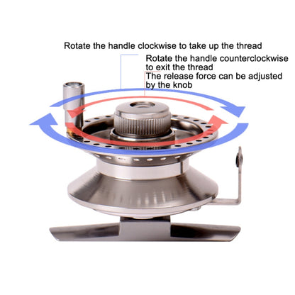 LEO 27758 Side Foot Front Reel With Guide Ring Ice Fishing Reel, Specification:, BLT-50 Right Hand, BLT-60 Right Hand, BLT-40 Right Hand