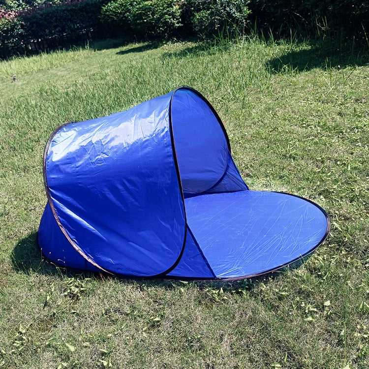 Single Leisure Sunscreen Tent Wire Tent Beach Tent, Blue, Orange, Green, Thicken Sky Blue, Thicken Rose Red, Thicken Yellow Print