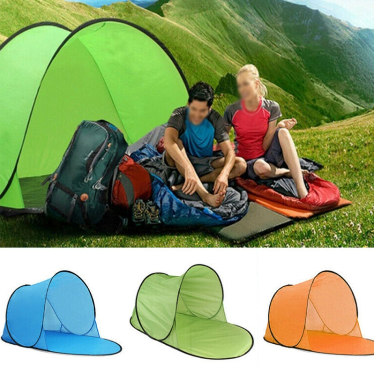 Single Leisure Sunscreen Tent Wire Tent Beach Tent, Blue, Orange, Green, Thicken Sky Blue, Thicken Rose Red, Thicken Yellow Print