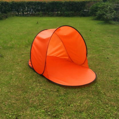Single Leisure Sunscreen Tent Wire Tent Beach Tent, Blue, Orange, Green, Thicken Sky Blue, Thicken Rose Red, Thicken Yellow Print