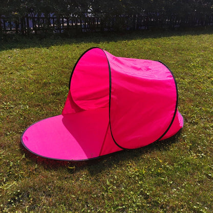 Single Leisure Sunscreen Tent Wire Tent Beach Tent, Blue, Orange, Green, Thicken Sky Blue, Thicken Rose Red, Thicken Yellow Print