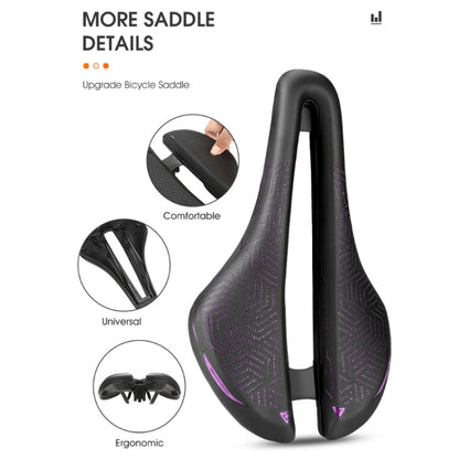 WEST BIKING Hollow Breathable Comfort Bicycle Saddle, YP0801136