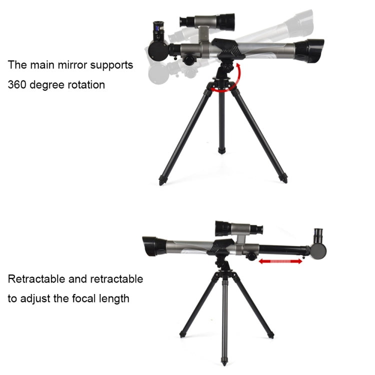 20-40 X Objective Lens Science and Education Telescope Toys, 20-40 X