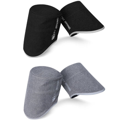 WEST BIKING Electric Vehicle Sunshade Waterproof Windproof Handle Cover, Black, Grey