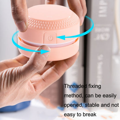 2PCS Desktop Mini Vacuum Cleaner Rubber Confetti Keyboard Cleaner, Pink, Blue