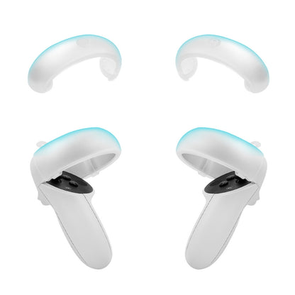 1 Pair  Controller Grip Anti-collision Silicone Ring for Meta Quest 2