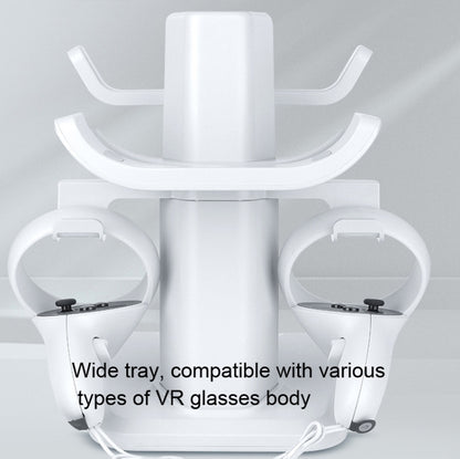 VR Stand Headset Display And Controller Holder Mount For Meta Quest 2, For Oculus Quest 2 White
