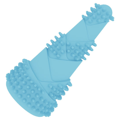 Pet Molar Stick Bamboo Shoot-shaped Chewing Toy Stick, Light Sky Blue, Pink, Avocado Green