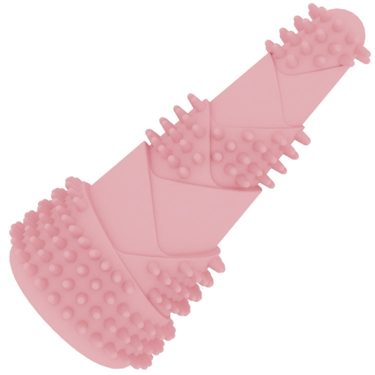 Pet Molar Stick Bamboo Shoot-shaped Chewing Toy Stick, Light Sky Blue, Pink, Avocado Green