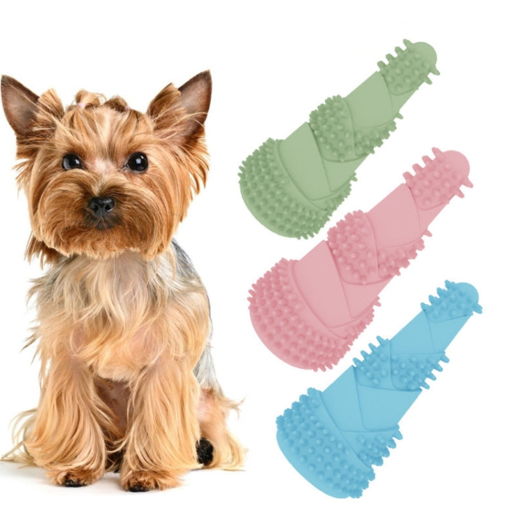Pet Molar Stick Bamboo Shoot-shaped Chewing Toy Stick, Light Sky Blue, Pink, Avocado Green