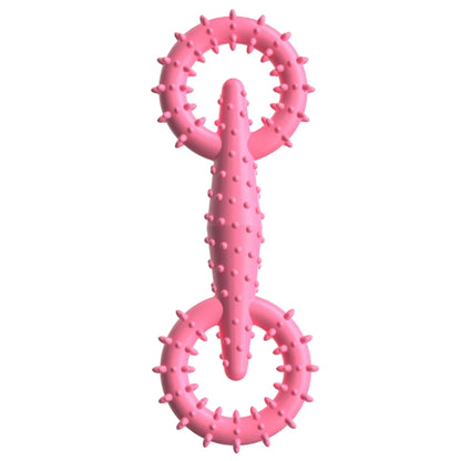 TPR Pet Pull Ring Molar Stick Toy Dog Chew Toy, Blue, Pink, Green, Rose Red, Lake Blue, Orange