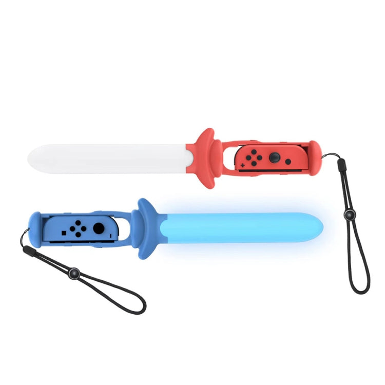 DOBE TNS-2109 Left and Right Handle Somatosensory Luminous Sword for Nintendo Switch, Red, Blue