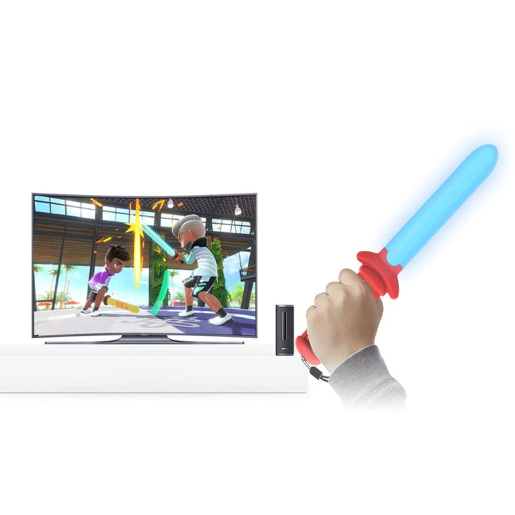 DOBE TNS-2109 Left and Right Handle Somatosensory Luminous Sword for Nintendo Switch, Red, Blue