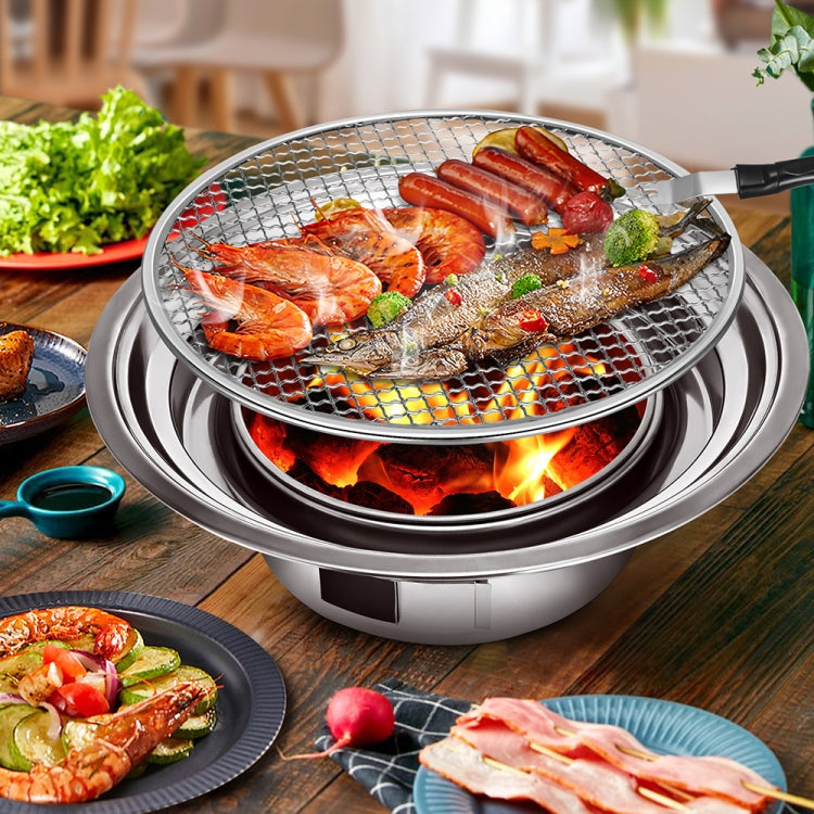 Home Multifunctional Adjustable Fire Barbecue Grill, Size:, S (Grill Pan), S (Grill Net), S (Pan+Net), L (Grill Pan), L (Grill Net), L (Pan+Net)