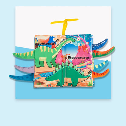 Baby Early Education Three-dimensional Tail Cloth Book Toddler Toy Book, Bird World (6 Pages ), Dinosaur World (6 Pages), Ocean World (6 Pages), Animal World (6 Pages), Farm Tail (4 Pages), Ocean Tail (4 Pages), Jungle Tail (4 Pages)