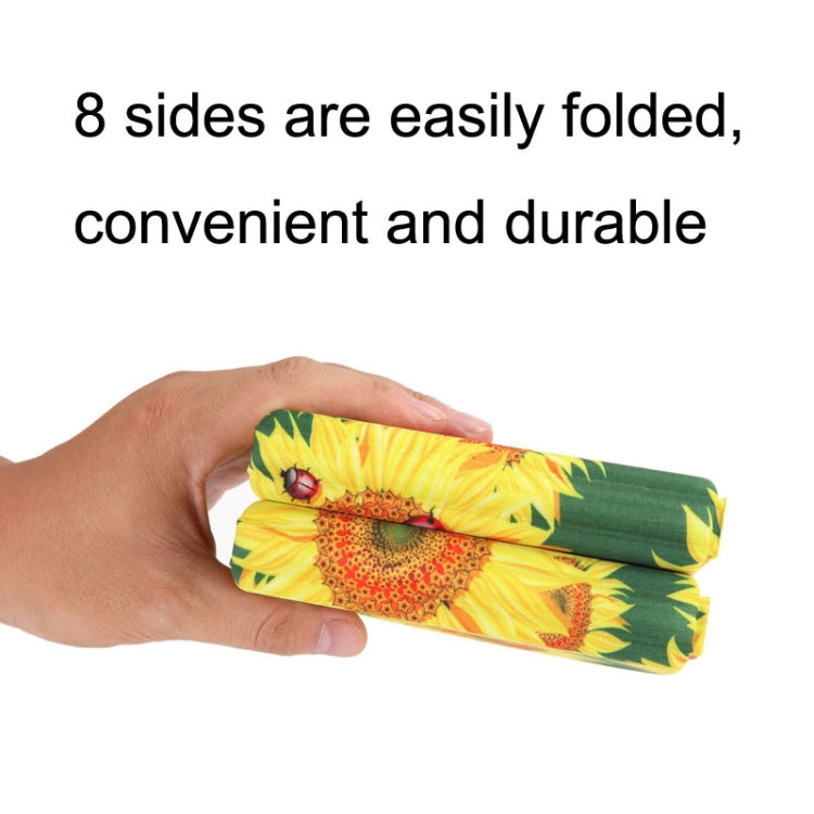 Portable Dirty Park Folding Picnic Mat Moisture-proof and Cool Cushion, 38.5x28.3x0.8cm Sunflowers, 38.5x28.3x0.8cm Cloud Sea, 38.5x28.3x0.8cm Flower, 38.5x28.3x0.8cm Leaves