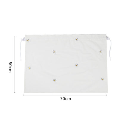 Car Window Summer Heat Insulation Sunshade Curtain Cotton Sun Block, Solar Flower, Cherry, Girl