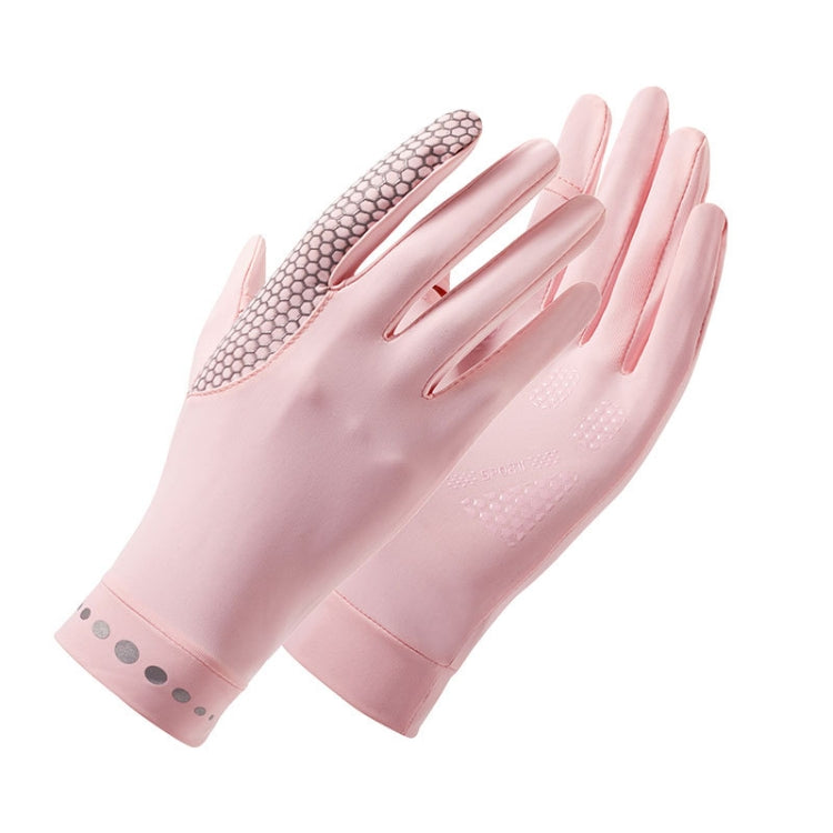 1 Pair XC-14 Riding Driving Sunscreen Anti-UV Fingerless Ice Silk Gloves, Style:, Honeycomb (Purple), Honeycomb (Pink), Honeycomb (Yellow), Honeycomb (Gray), Honeycomb (Black), Honeycomb (Dark Gray), Line (Purple), Line (Dark Gray), Line (Light Gray)