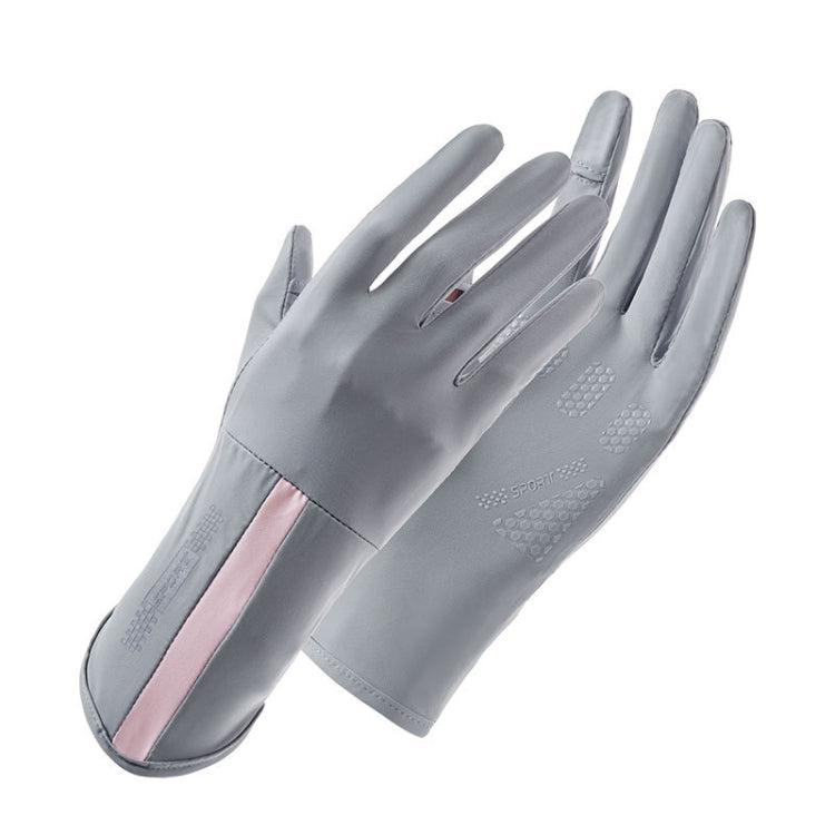 1 Pair XC-14 Riding Driving Sunscreen Anti-UV Fingerless Ice Silk Gloves, Style:, Honeycomb (Purple), Honeycomb (Pink), Honeycomb (Yellow), Honeycomb (Gray), Honeycomb (Black), Honeycomb (Dark Gray), Line (Purple), Line (Dark Gray), Line (Light Gray)