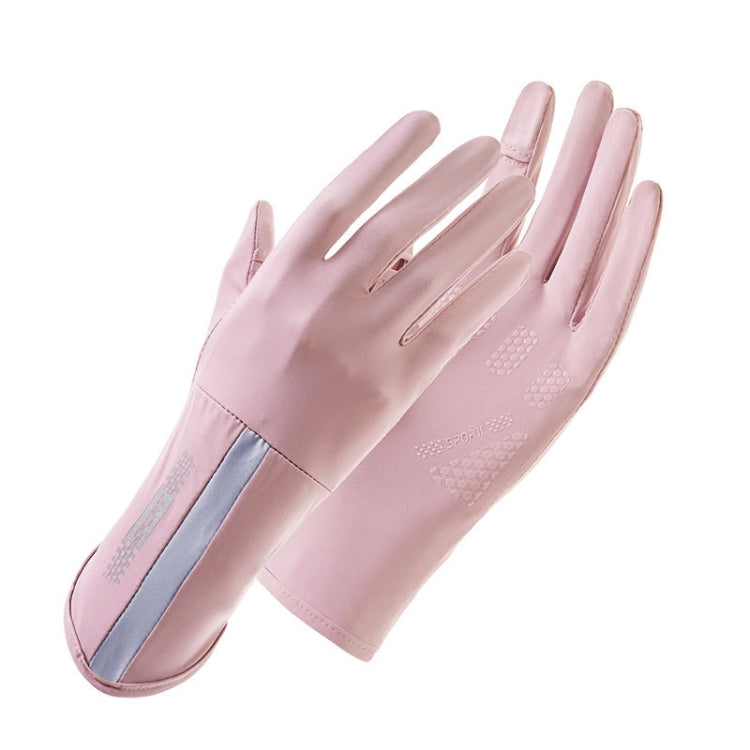 1 Pair XC-14 Riding Driving Sunscreen Anti-UV Fingerless Ice Silk Gloves, Style:, Honeycomb (Purple), Honeycomb (Pink), Honeycomb (Yellow), Honeycomb (Gray), Honeycomb (Black), Honeycomb (Dark Gray), Line (Purple), Line (Dark Gray), Line (Light Gray)