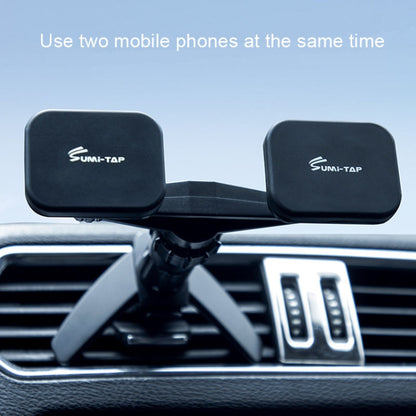 SUMITAP STH-S44Y Car Mobile Phone Double Head Magnetic Stand, STH-S44Y Black, STH-S44Y Blue, STH-S44Y Gray