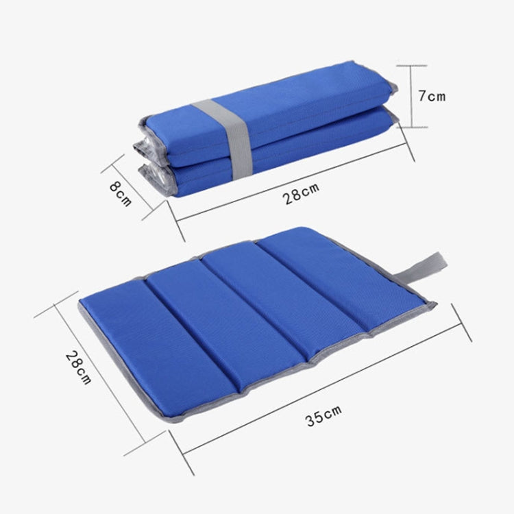 2 PCS Outdoor Waterproof and Moisture-proof Foldable Picnic Cushion, 2PCS 28x35x1.5cm Blue, 2PCS 28x35x1.5cm Coffee, 2PCS 28x35x1.5cm Purple, 2PCS 28x35x1.5cm Red, 2PCS 28x35x1.5cm Black, 2PCS 28x35x1.5cm Green