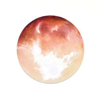 5 PCS Round Rubber Planet Mouse Pad, Venus, Moon, Earth, Moon 1, Mars, Jupiter, Mercury