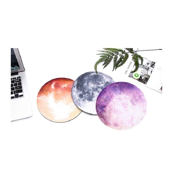 5 PCS Round Rubber Planet Mouse Pad, Venus, Moon, Earth, Moon 1, Mars, Jupiter, Mercury