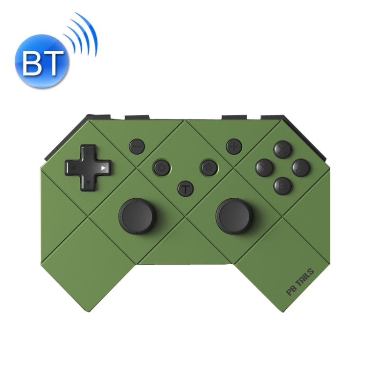 PB TAILS For Switch Bluetooth Wireless Gamepad, Style:, Ordinary Edition (Army Green), Ordinary Edition (Yellow Green), Ordinary Edition (Rose Red), Ordinary Edition (Black Silver), Deluxe Edition (Army Green), Deluxe Edition (Yellow Green)...