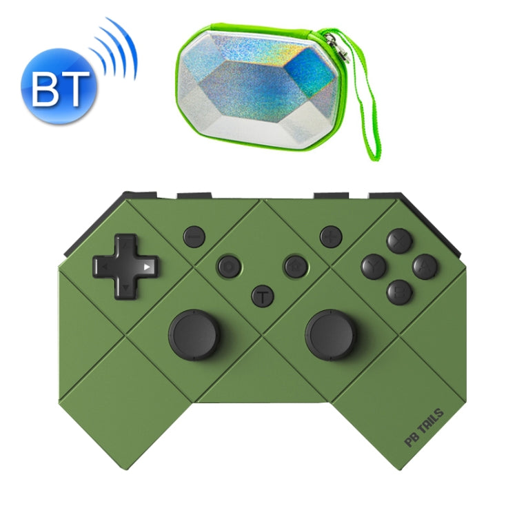 PB TAILS For Switch Bluetooth Wireless Gamepad, Style:, Ordinary Edition (Army Green), Ordinary Edition (Yellow Green), Ordinary Edition (Rose Red), Ordinary Edition (Black Silver), Deluxe Edition (Army Green), Deluxe Edition (Yellow Green)...