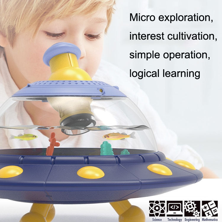 CY871869 Multifunctional UFO Biological Observer Science Education Early Education Toy, UFO biological observer