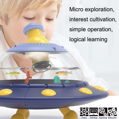 CY871869 Multifunctional UFO Biological Observer Science Education Early Education Toy, UFO biological observer