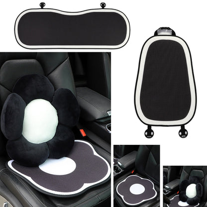 Ice Silk Simple Car Breathable Seat Cushion Cool Pad Summer Universal, Style:, Sandwich Flower Front Row, Honeycomb Flower Front Row, Honeycomb Backrest, Honeycomb Back Row