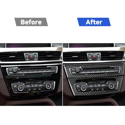 For BMW X1 F48/X2 F39 3pcs /Set Left-Hand Drive Radio + Air Conditioning Panel Sticker, Left-Hand Drive