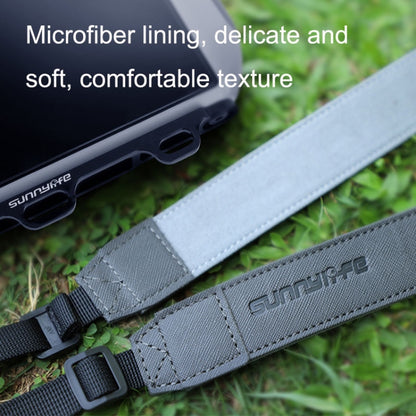 Sunnylife MM3-GS389 For Mini 3 Pro DJI RC with Screen Remote Control Leather Lanyard, MM3-GS389