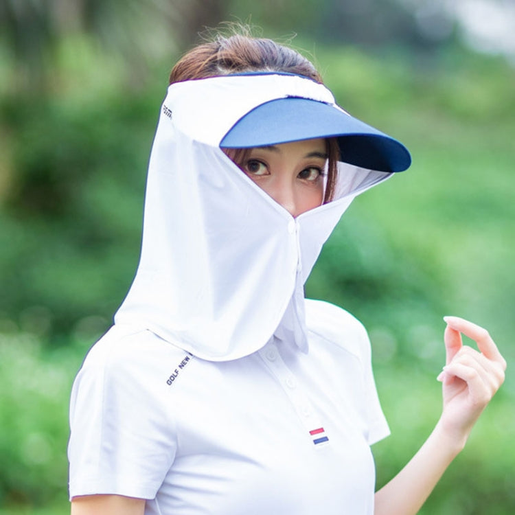 PGM WB001 Summer Sunscreen Golf Ice Silk Bib Sunscreen Headscarfs, WB001 Pink, WB001 Light Grey, WB001 Blue, WB001 White
