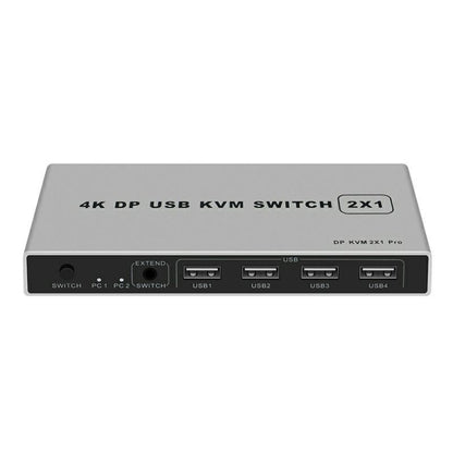 KYSW59 60HZ DP USB KVM Switch 2-in-1 Computer Sharing Device, KYSW59, 8K