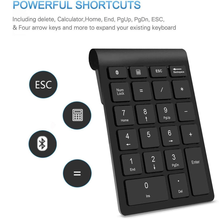 BT304 22 Keys Laptop Mini Wireless Keyboard, Spec:, Bluetooth (Black), Bluetooth (Gray), Bluetooth (Gold), Bluetooth (Silver Black), 2.4G (Black), 2.4G (Gray), 2.4G (Gold), 2.4G (Silver Black)
