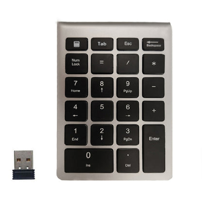 BT304 22 Keys Laptop Mini Wireless Keyboard, Spec:, Bluetooth (Black), Bluetooth (Gray), Bluetooth (Gold), Bluetooth (Silver Black), 2.4G (Black), 2.4G (Gray), 2.4G (Gold), 2.4G (Silver Black)