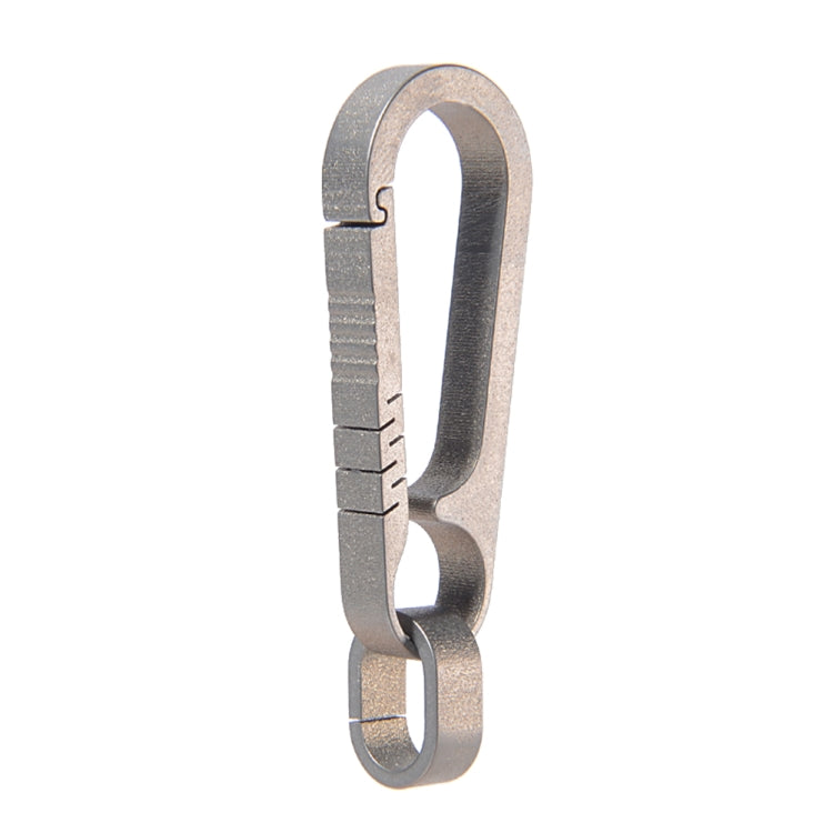 Men Titanium Alloy Keychain Car Key Waist Hanging, Colorful Titanium, Titanium Color, Blue