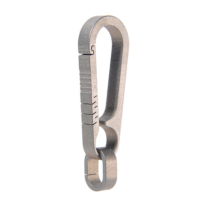 Men Titanium Alloy Keychain Car Key Waist Hanging, Colorful Titanium, Titanium Color, Blue